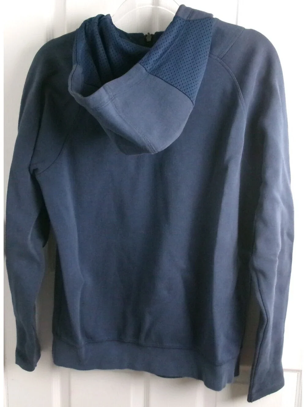 Air Jordan Lite Fleece Full Zip Hoodie Men's M Blue Zip Pocket Jacket